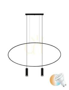 Lampa wisząca HOLAR 2 czarna small 0