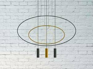 Lampa wisząca HOLAR 2 czarna small 2