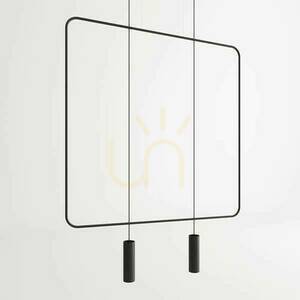 Lampa wisząca RANA 2 czarna small 1