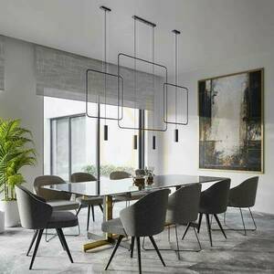 Lampa wisząca RANA 2 czarna small 2