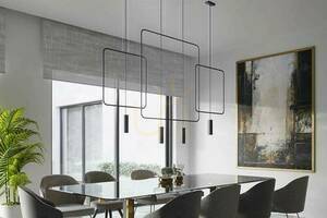 Lampa wisząca RANA 2 czarna small 3