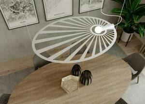 Lampa wisząca LEHDET biała  - THORO small 6