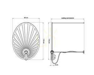 Lampa wisząca LEHDET złota  - THORO small 7