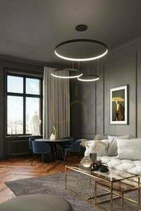 Żyrandol RIO 78 czarny LED 3000K Thoro small 15