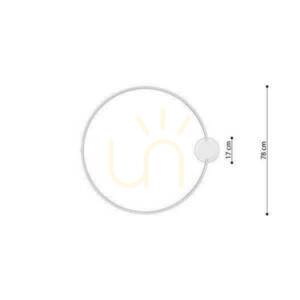 Plafon RIO 78 czarny LED 3000K  - THORO small 9