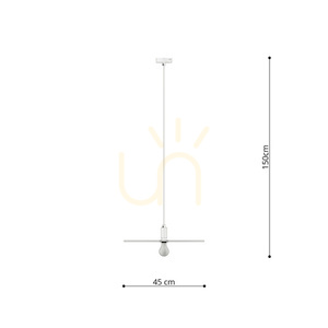 Lampa wisząca SIRKEL 60 czarny  - THORO small 5