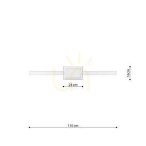 Lampa wisząca RIO 110 czarny LED 3000K  - THORO small 10
