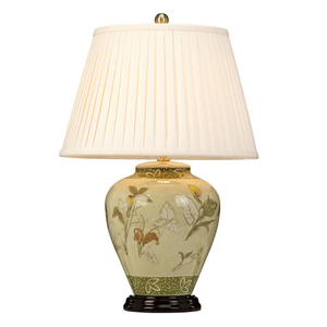 Lampa stołowa Elstead Arum 1 postarzany mosiądz, ceramika, kremowy klosz ARUM-LILY-TL small 0