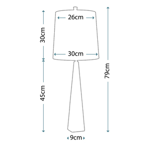 Ascent 1 Light Lampa stołowa – polerowany nikiel Elstead small 2