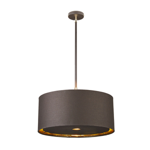 Lampa wisząca Balance 1 Light – Brązowy i polerowany mosiądz Elstead small 0