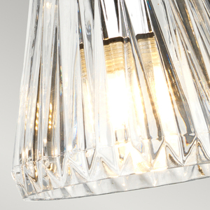 Lampa wisząca Agatha 3 - polerowany chrom Elstead small 3