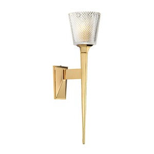 Verity 1 Light Kinkiet – Polerowane Złoto Elstead small 0