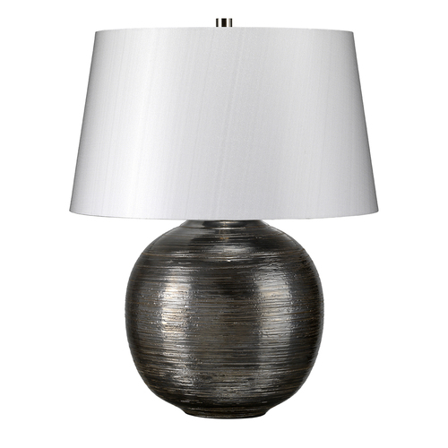 Sprawdź Lampa stołowa Caesar 1 - srebrna Elstead
