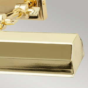 Chawton Medium Picture Light – polerowany mosiądz Elstead small 2