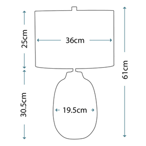 Chelsfield 1 lampa stołowa Elstead small 4
