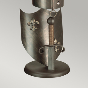 Lampa stołowa Crusader 1 Elstead small 3