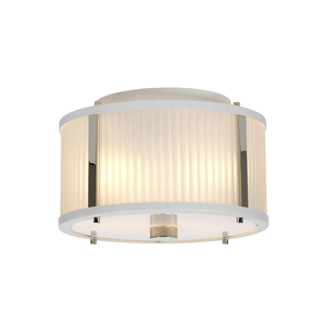 Lampa wisząca Corona 2 Light - biały polerowany nikiel Elstead small 2