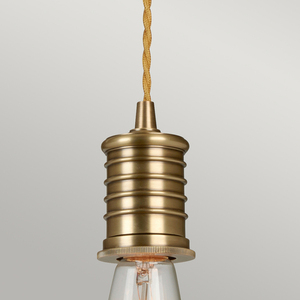 Lampa wisząca Douille 1 - postarzany mosiądz Elstead small 2
