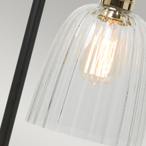 Lampa stołowa Douille 1 – czarny/polerowany mosiądz Elstead small 2