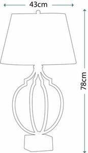 Lampa stołowa Grandeur 1 Elstead small 1