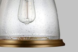 Lampa Wisząca Hobson 1 Postarzany Mosiądz Elstead small 2