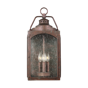 Latarnia ścienna Randhurst 3 Light duża Elstead small 1