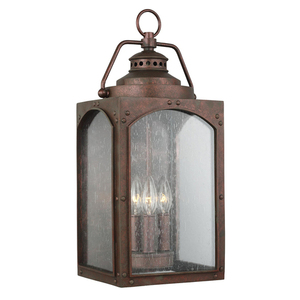 Latarnia ścienna Randhurst 3 Light duża Elstead small 0