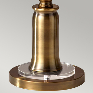 Lampa podłogowa do kabiny 2 – bali mosiądz Elstead small 1