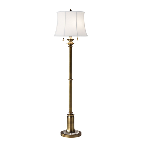 Sprawdź Lampa podłogowa do kabiny 2 – bali mosiądz Elstead