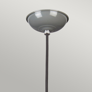 Lampa wisząca Franklin 1 - szara Elstead small 1