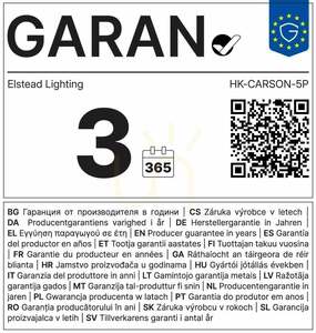 Żyrandol zewnętrzny Carson 5 Light Elstead small 9