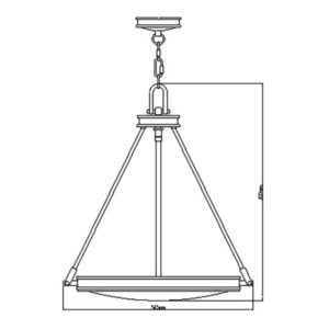 Lampa Wisząca Collier 4 Elstead small 4