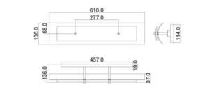 Lampa ścienna Duet 3 Light Elstead small 1