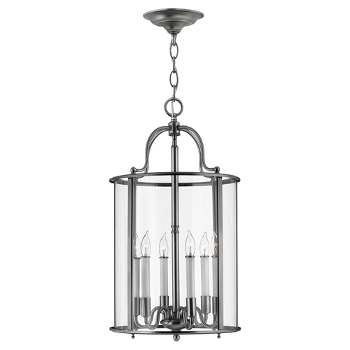 Sprawdź Lampa Wisząca Gentry 6 lekka - cyna Elstead