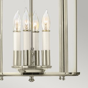 Średnia Lampa Wisząca Gentry 4 Light - polerowany nikiel Elstead small 3