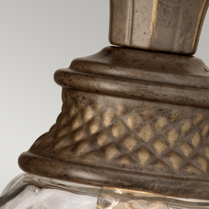 Lampa ścienna Plantation 1 Light – perłowy brąz Elstead small 1