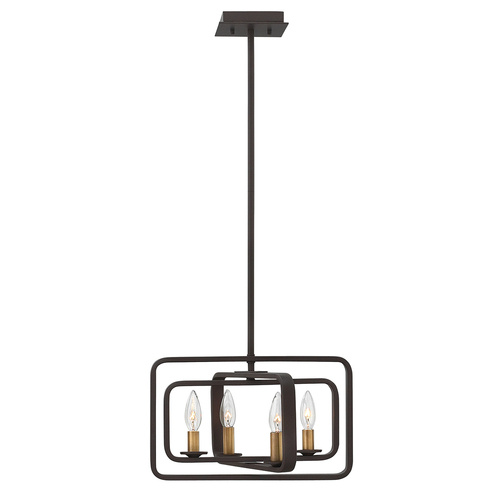 Sprawdź Żyrandol wiszący Quentin 4 Light Elstead