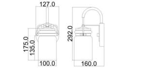 Lampa ścienna Brinley 1 Light - nikiel szczotkowany Elstead small 5