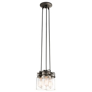 Lampa Wisząca Brinley 3 Light - Olde Bronze Elstead small 0