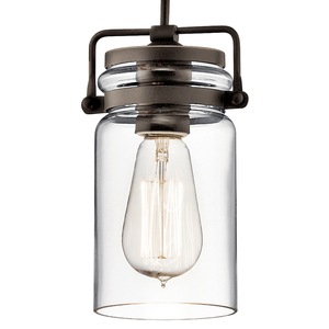 Lampa Wiszaca Brinley 1 Light Mini - Olde Bronze Elstead small 1