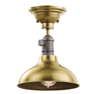 Lampa Wisząca Cobson 1 Light Mini - Naturalny Mosiądz Elstead small 1
