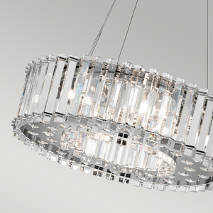 Lampa wisząca Crystal Skye 6 Elstead small 4