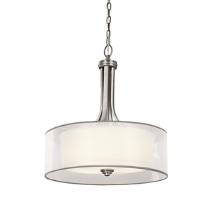 Duża Lampa Wisząca Lacey 4 - antyczna cyna Elstead small 0
