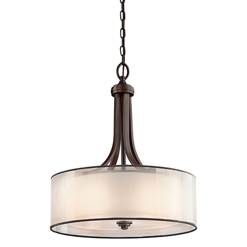 Sprawdź Lampa Wisząca Lacey 4 Light – Mission Bronze Elstead
