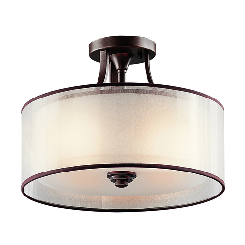 Sprawdź Plafon Lacey 3 — Mission Bronze Elstead