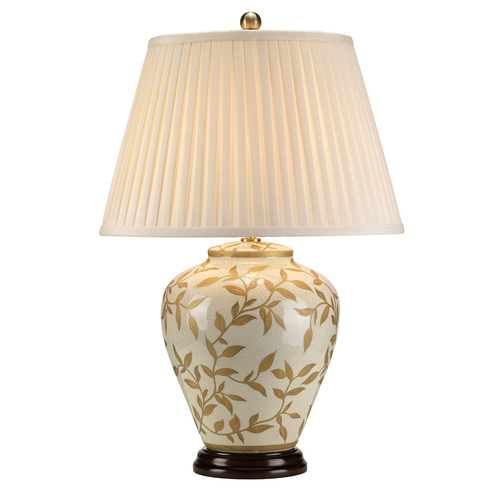 Sprawdź Liście brązowo-złota 1 lampa stołowa Elstead