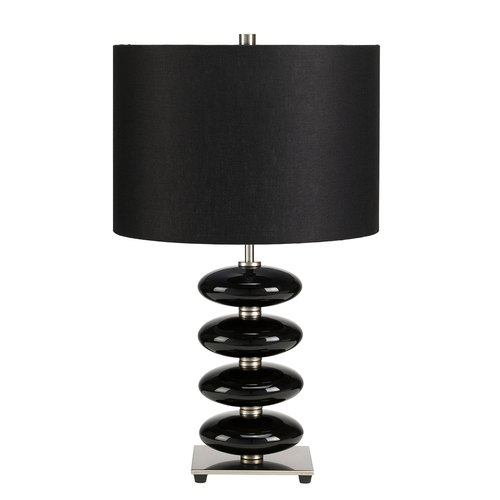 Sprawdź Lampa stołowa Onyx 1 - czarna Elstead