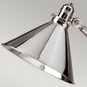 1 jasna lampa podłogowa Provence - polerowany nikiel Elstead small 1