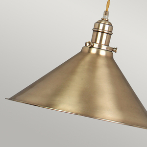 Lampa Wisząca Prowansja 1 Światło wschodzącego i jesiennego - postarzany mosiądz Elstead small 3