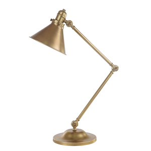 Lampa stołowa Provence 1 - postarzany mosiądz Elstead small 0